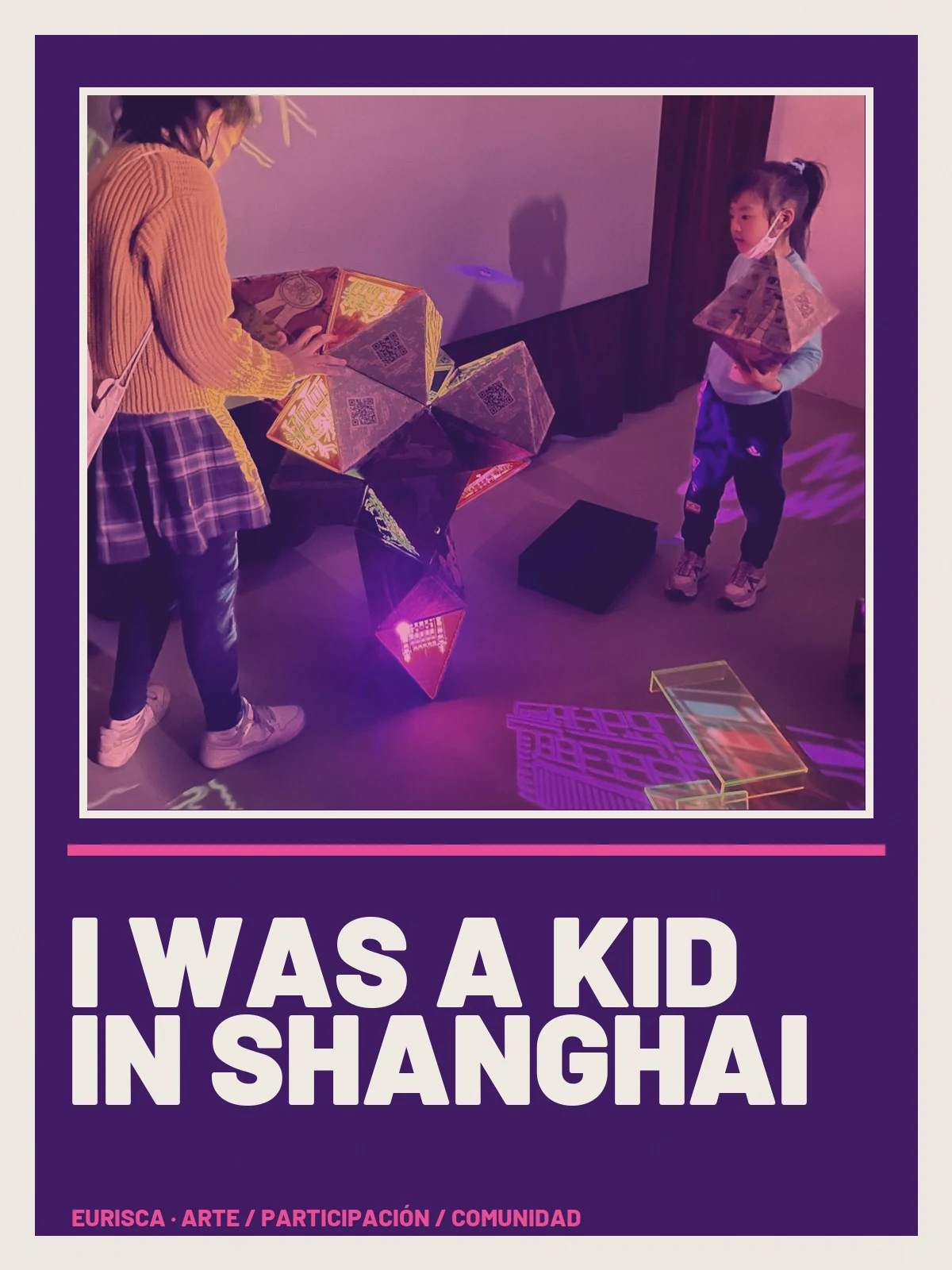 Composición visual de I Was a Kid in Shanghai.