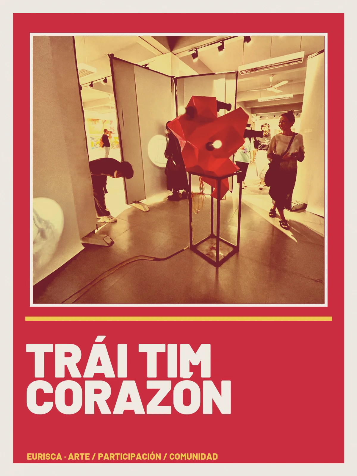 Composición visual de Trái Tim (Corazón).